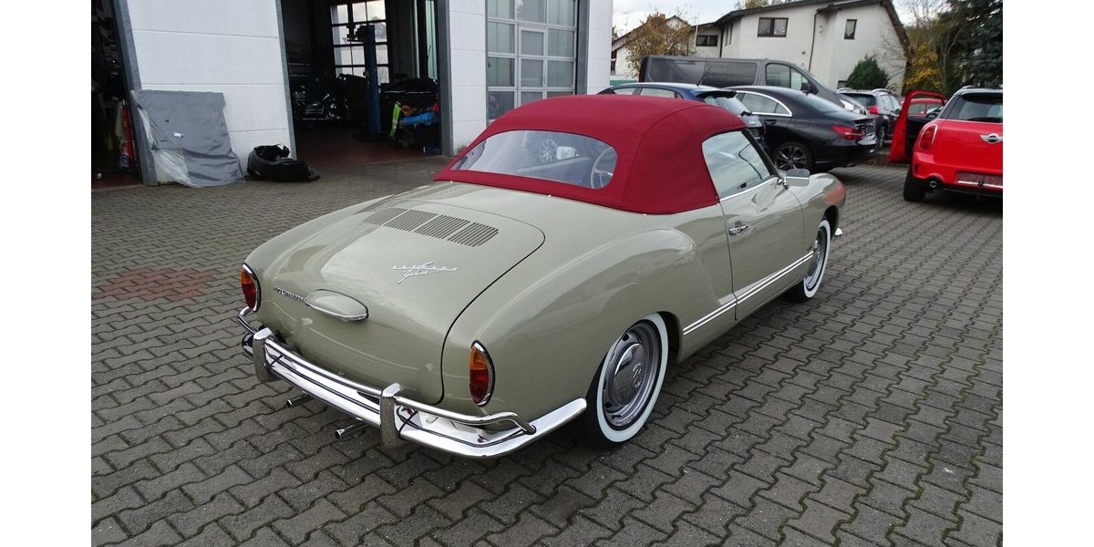 VW Karmann Ghia Cabrio vollständig restauriert 1.200 km 63.900 &euro; Rodgau 63110