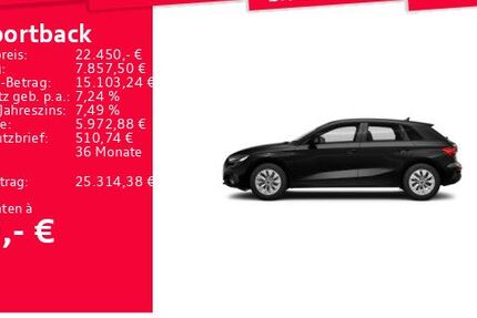 Audi A3 32.672 km 22.450 &euro; Frankfurt am Main 60314