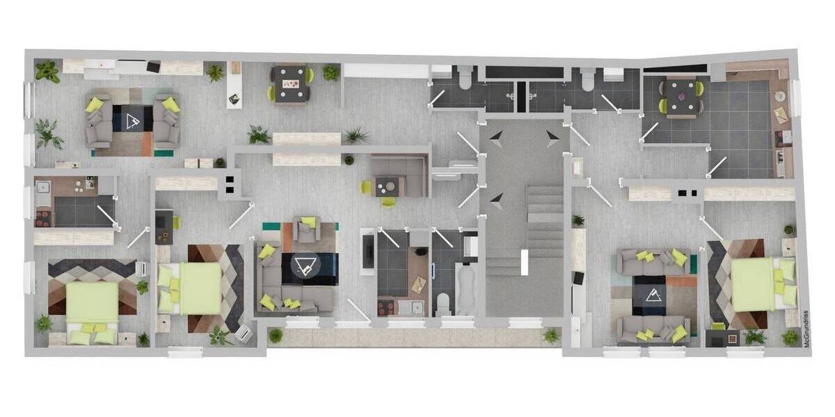 Langfristige Investitionschance in Sachsenhausen! Wohn- und Geschäftshaus in zentraler Lage 2 zimmer