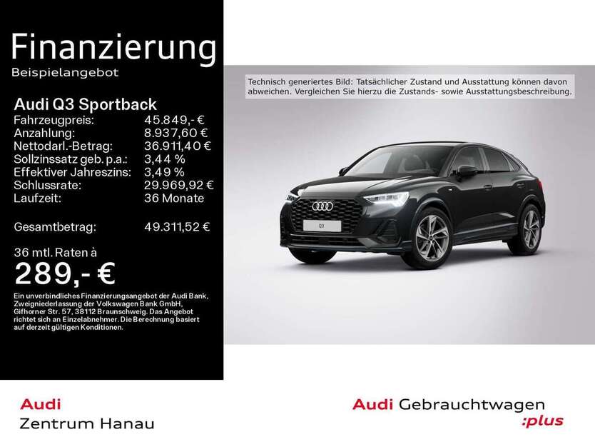 Audi Q3 8.700 km 45.849 € Hanau 63452