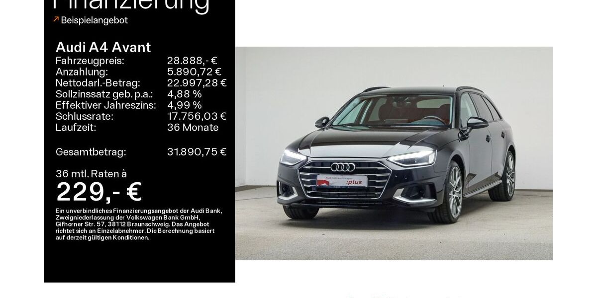 Audi A4 67.800 km 28.488 &euro; Mühlheim 63165