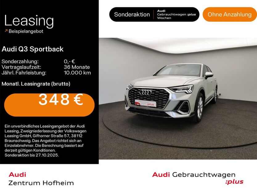 Audi Q3 15.000 km 39.999 € Hofheim 65719