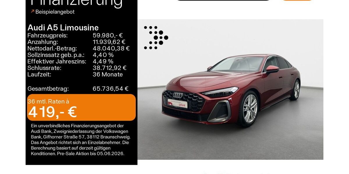 Audi A5 9.183 km 58.980 &euro; Bad Nauheim 61231