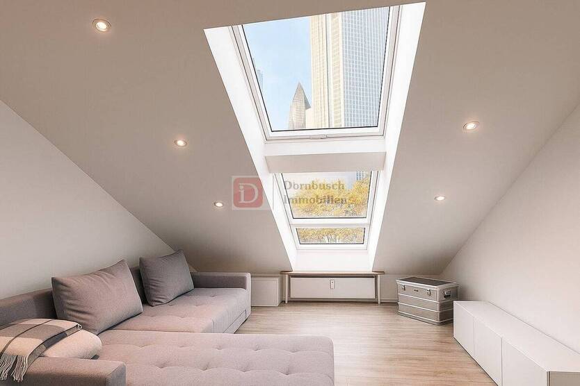 Top!! Exklusive Dachgeschosswohnung mit Einbauküche in zentraler Lage 2 zimmer