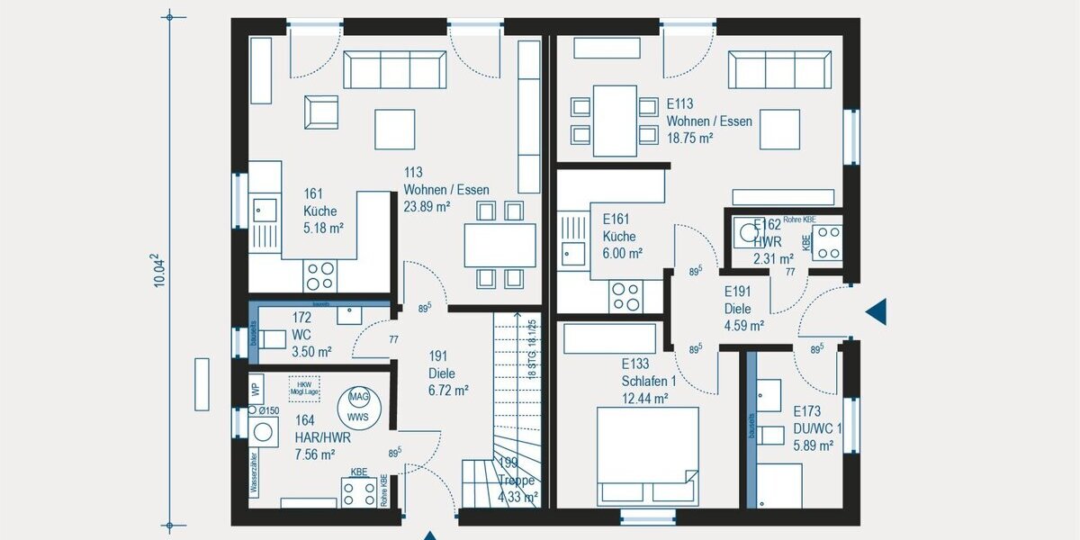Individuell geplantes Mehrfamilienhaus in Nidderau - Ihr neues Zuhause nach Maß - Mehrfamilienhaus, Wohnhaus Nidderau | Angebot:27322146