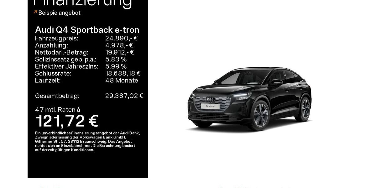 Audi Q4 e-tron 46.137 km 24.890 &euro; Oberursel 61440