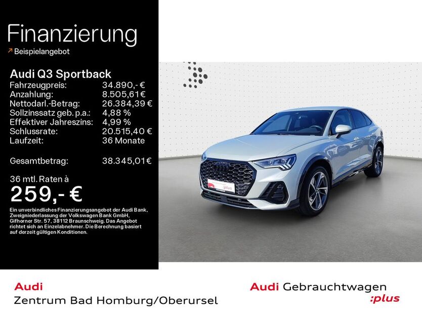 Audi Q3 33.107 km 34.890 € Oberursel 61440