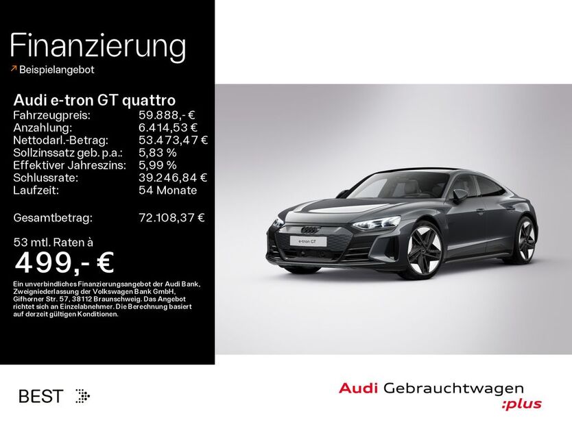Audi e-tron GT 22.200 km 59.888 € Mühlheim 63165