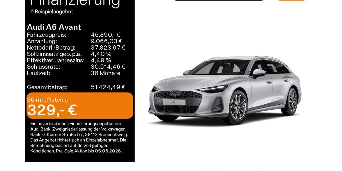 Audi A6 29.606 km 46.890 &euro; Hofheim 65719