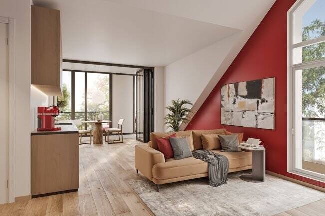 Etagenwohnung Frankfurt am Main Oberrad - 3 Zimmer, 79 m&sup2;, 649.800&euro; | Angebot:25822366