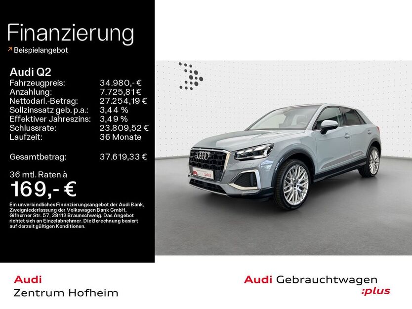 Audi Q2 10.939 km 34.980 € Hofheim 65719
