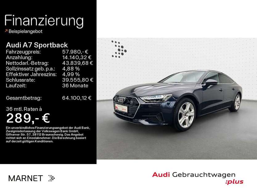Audi A7 27.613 km 57.980 € Bad Nauheim 61231