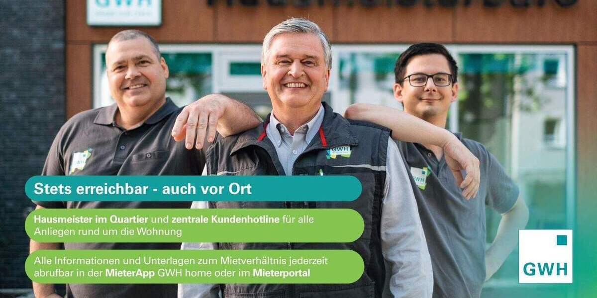 1 Monat mietfrei! 2-Zimmerwohnung im 9. Obergeschoss im Ruby Tower 2 zimmer