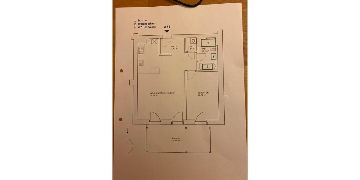 Etagenwohnung Offenbach am Main Bieberer Berg - 2 Zimmer, 80 m&sup2;, 2.090&euro; | Angebot:26116165