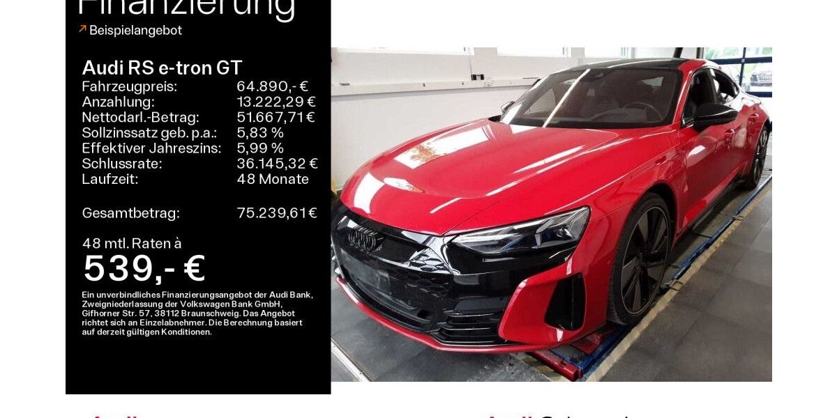 Audi RS e-tron GT 69.638 km 61.890 &euro; Oberursel 61440