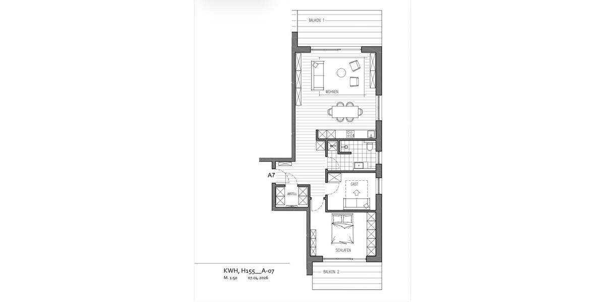 Etagenwohnung Seligenstadt - 3 Zimmer, 85 m&sup2;, 549.000&euro; | Angebot:26800008