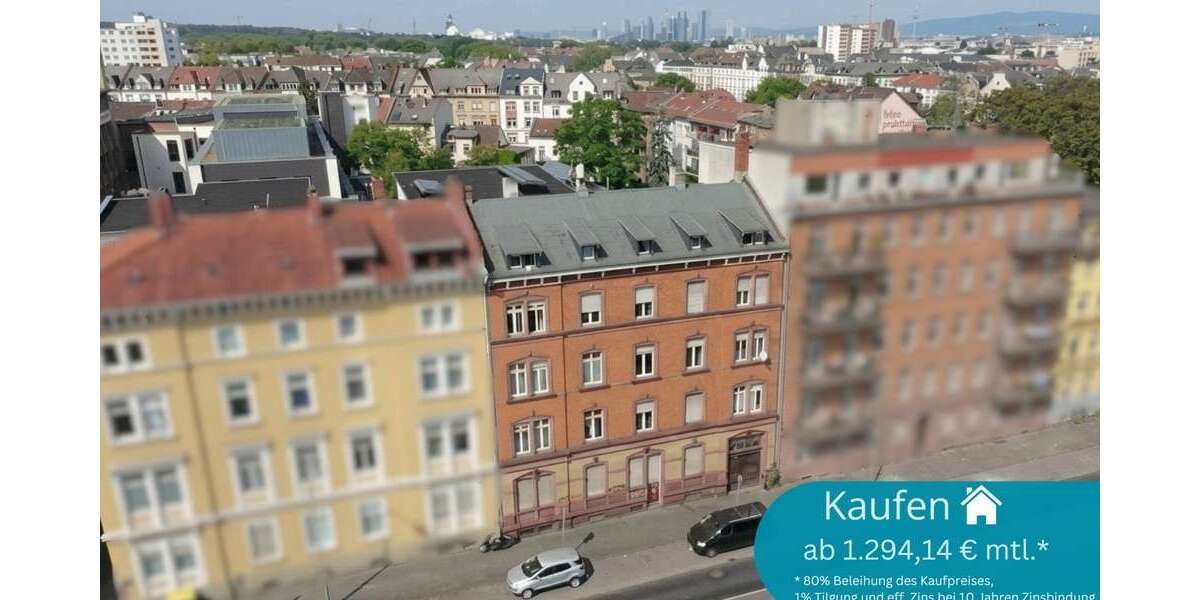 Etagenwohnung Offenbach am Main Bieberer Berg - 5 Zimmer, 116 m&sup2;, 359.000&euro; | Angebot:25477660