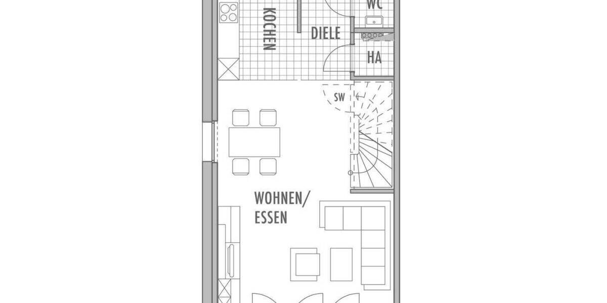 Modernes Reihenendhaus im KfW 40-Standard inkl. Keller in der beliebten Heimstätten-Siedlung 4 zimmer