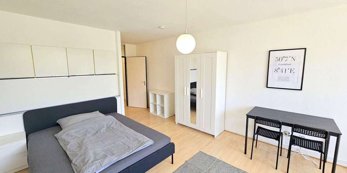 Etagenwohnung Frankfurt Nied - 1 Zimmer, 32 m&sup2;, 1.050&euro; | Angebot:26701229