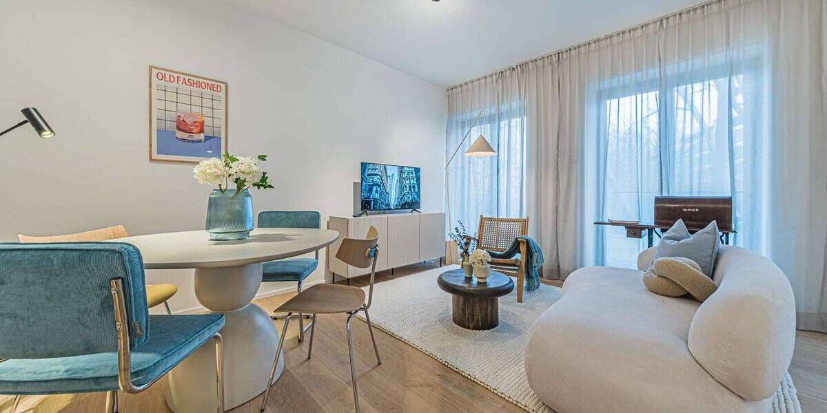 Etagenwohnung Frankfurt am Main Innenstadt - 2 Zimmer, 63 m&sup2;, 2.600&euro; | Angebot:26388792