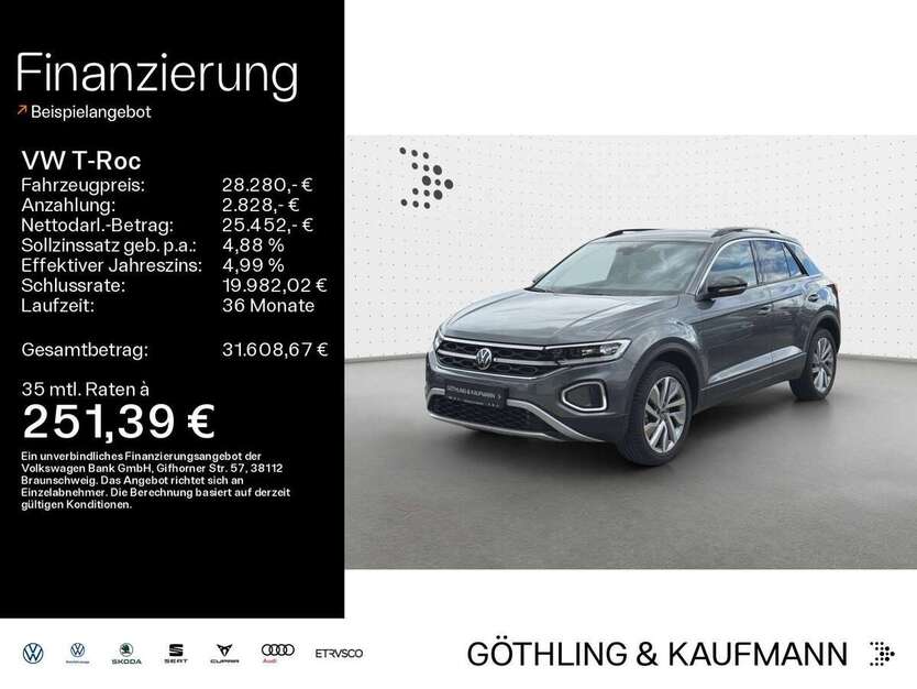 VW T-Roc 19.555 km 28.280 € Hofheim 65719