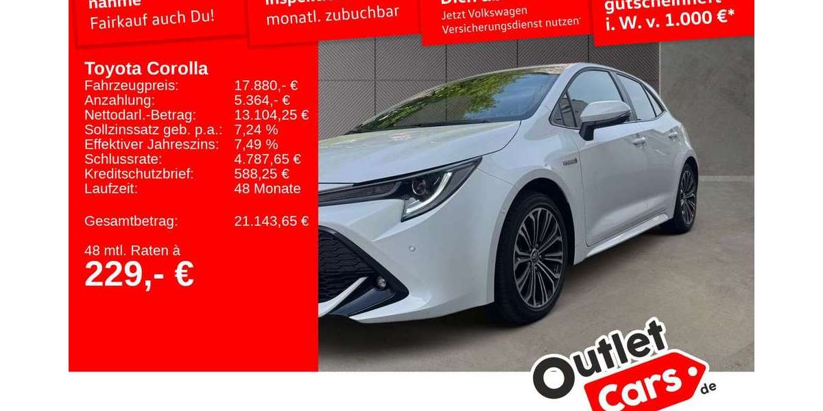 Toyota Corolla 59.217 km 17.880 &euro; Neu-Isenburg 63263