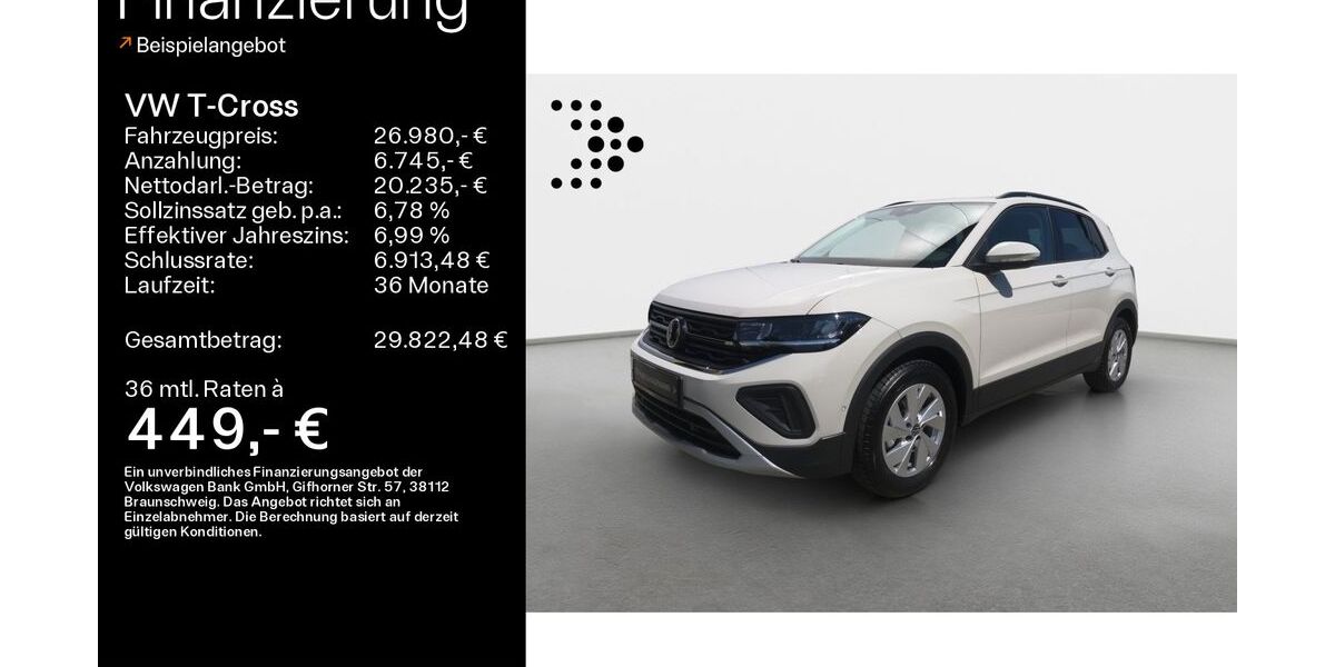 VW T-Cross 7.500 km 25.980 &euro; Eschborn 65760