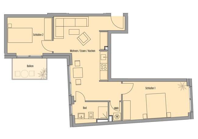 NEU! In der City. Am Main. Modern. Nachhaltig. Attraktive 2-Zimmer-Wohnung mit kurzen Wegen 2 zimmer