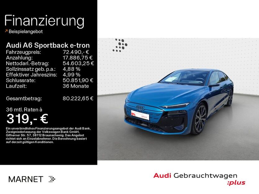 Audi A6 e-tron 15.858 km 72.490 € Bad Nauheim 61231