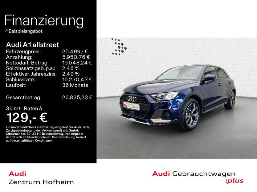Audi A1 6.092 km 25.499 € Hofheim 65719