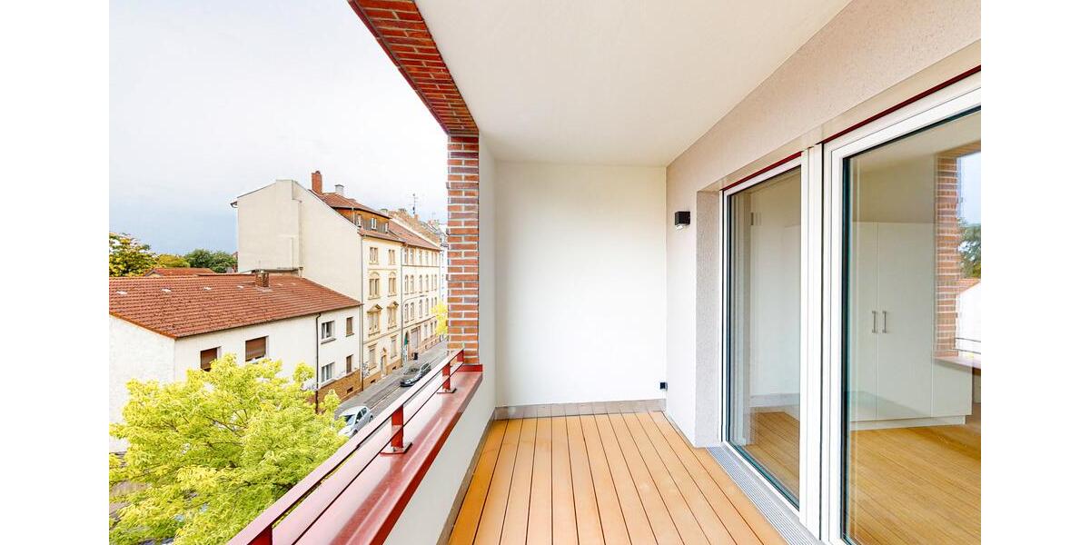 Möbliertes 1-Zimmer-Apartment mit Einbauküche und Balkon 1 zimmer