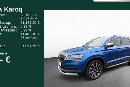 Skoda Karoq 60.100 km 28.190 &euro; Rödermark 63322