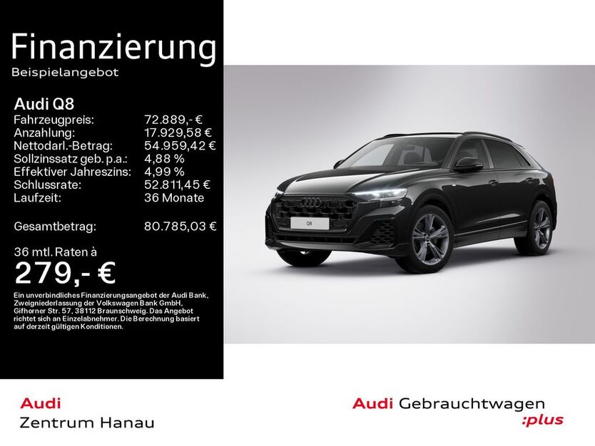 Audi Q8 24.000 km 72.889 € Hanau 63452