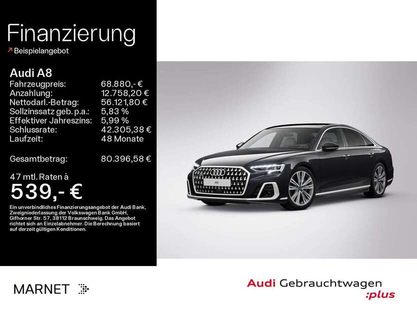 Audi A8 25.845 km 68.880 € Bad Nauheim 61231