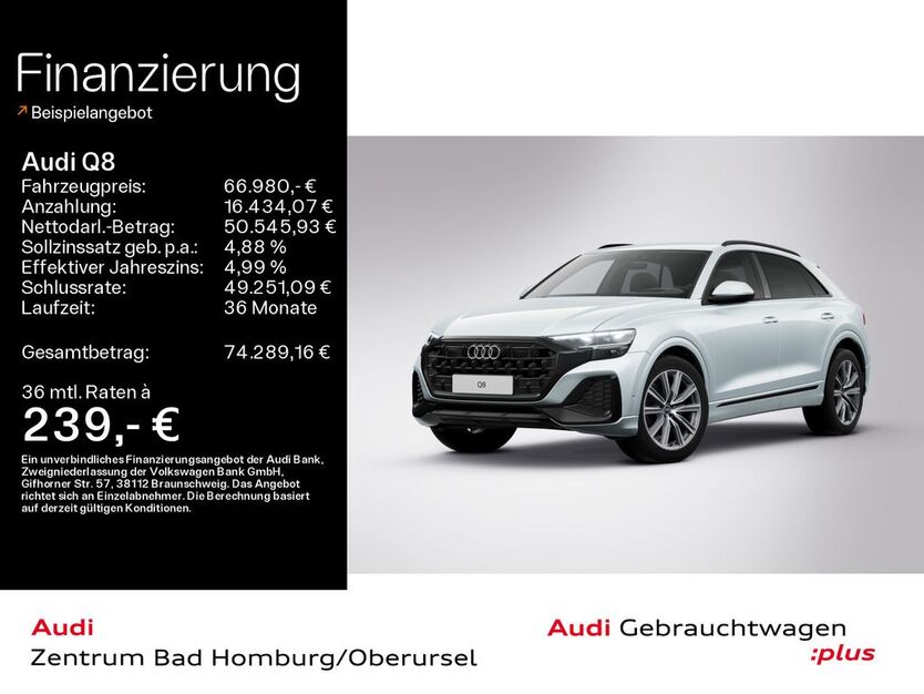 Audi Q8 28.256 km 66.980 € Oberursel 61440