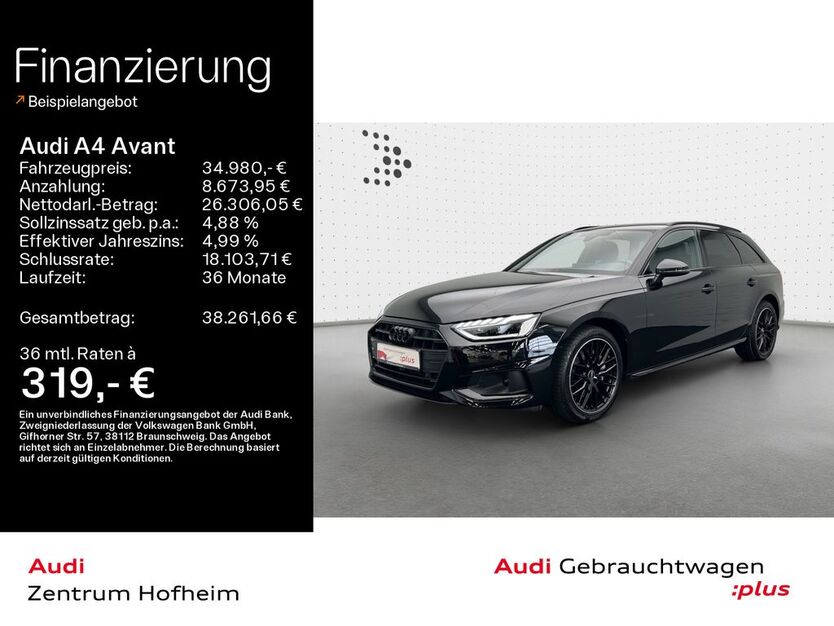 Audi A4 61.932 km 34.980 € Hofheim 65719