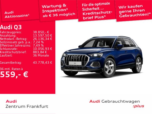 Audi Q3 27.492 km 38.850 &euro; Frankfurt am Main 60314