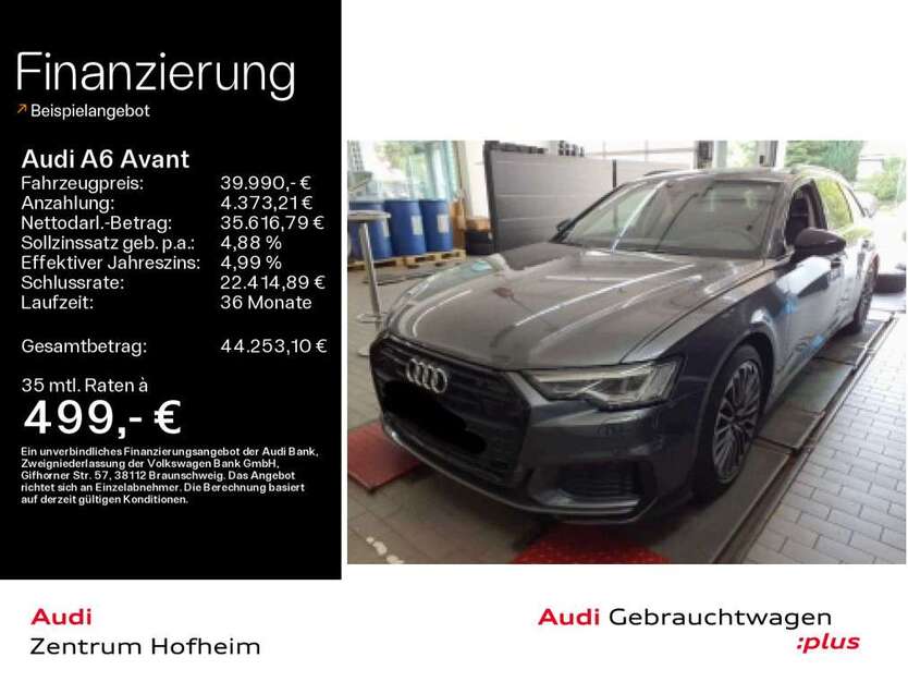 Audi A6 55.656 km 39.990 € Hofheim 65719
