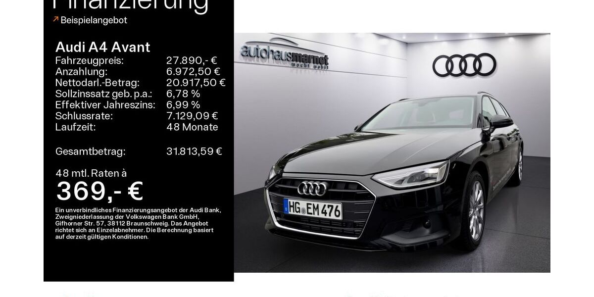 Audi A4 26.010 km 26.890 &euro; Oberursel 61440