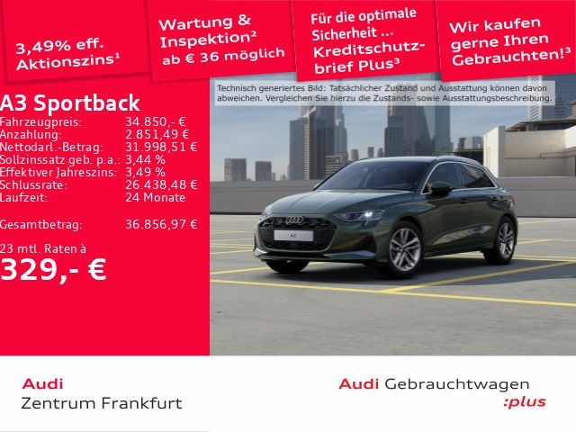 Audi A3 7.640 km 34.850 € Frankfurt am Main 60326