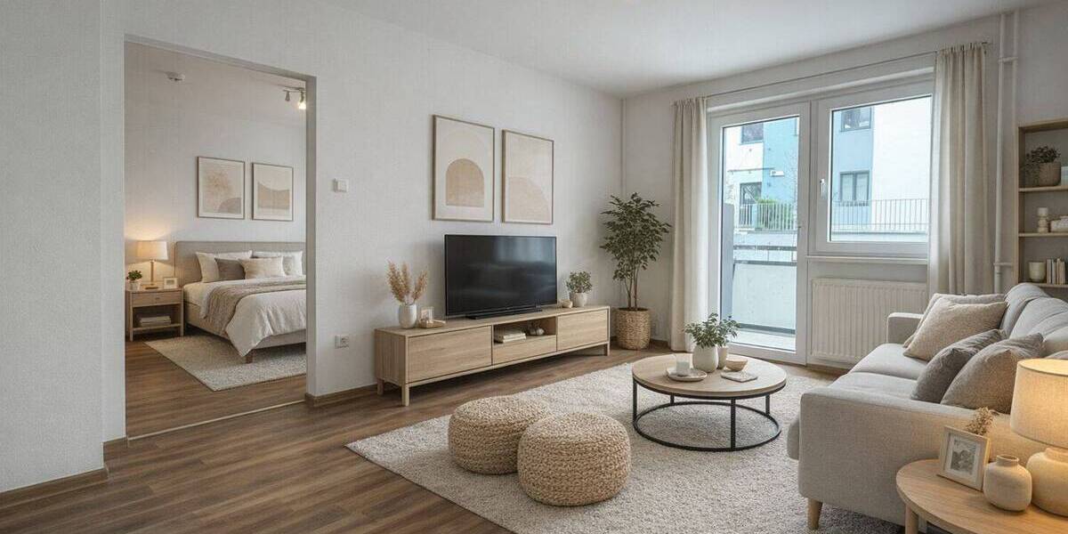 Etagenwohnung Frankfurt am Main Rödelheim - 2 Zimmer, 37 m&sup2;, 215.000&euro; | Angebot:26154481