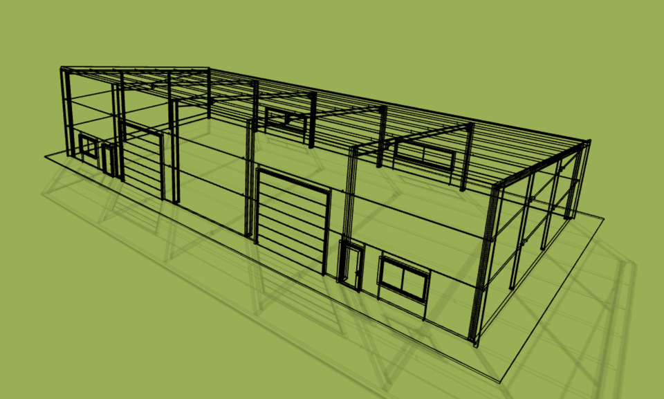 Neubau-Gewerbehalle ab Februar 2027 Erstbezug zimmer