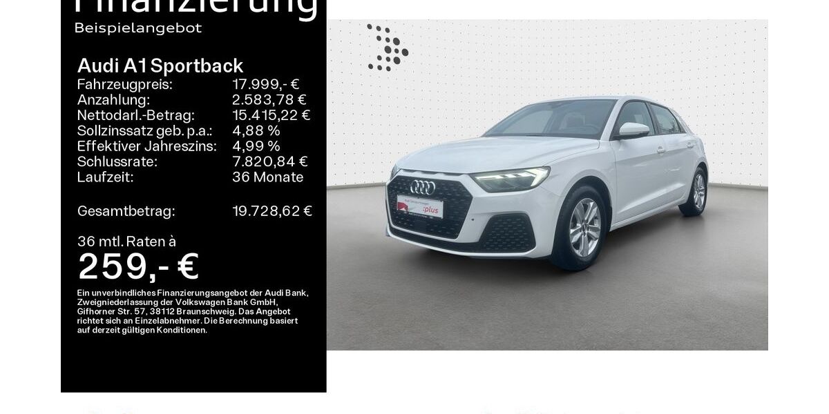 Audi A1 53.700 km 17.459 &euro; Hanau 63452