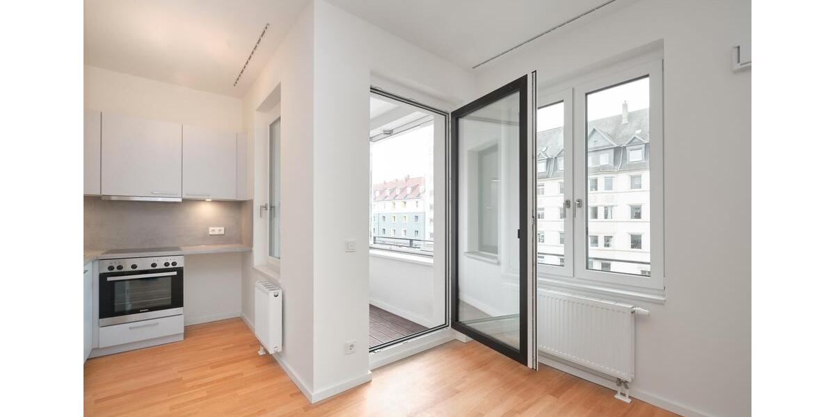 Moderne 1-Zimmerwohnung mit Einbauküche und Loggia 1 zimmer