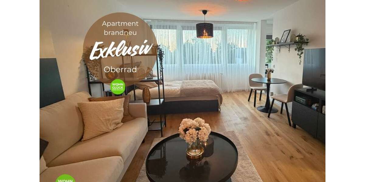 Etagenwohnung Frankfurt am Main Oberrad - 1 Zimmer, 36 m&sup2;, 1.110&euro; | Angebot:26738366
