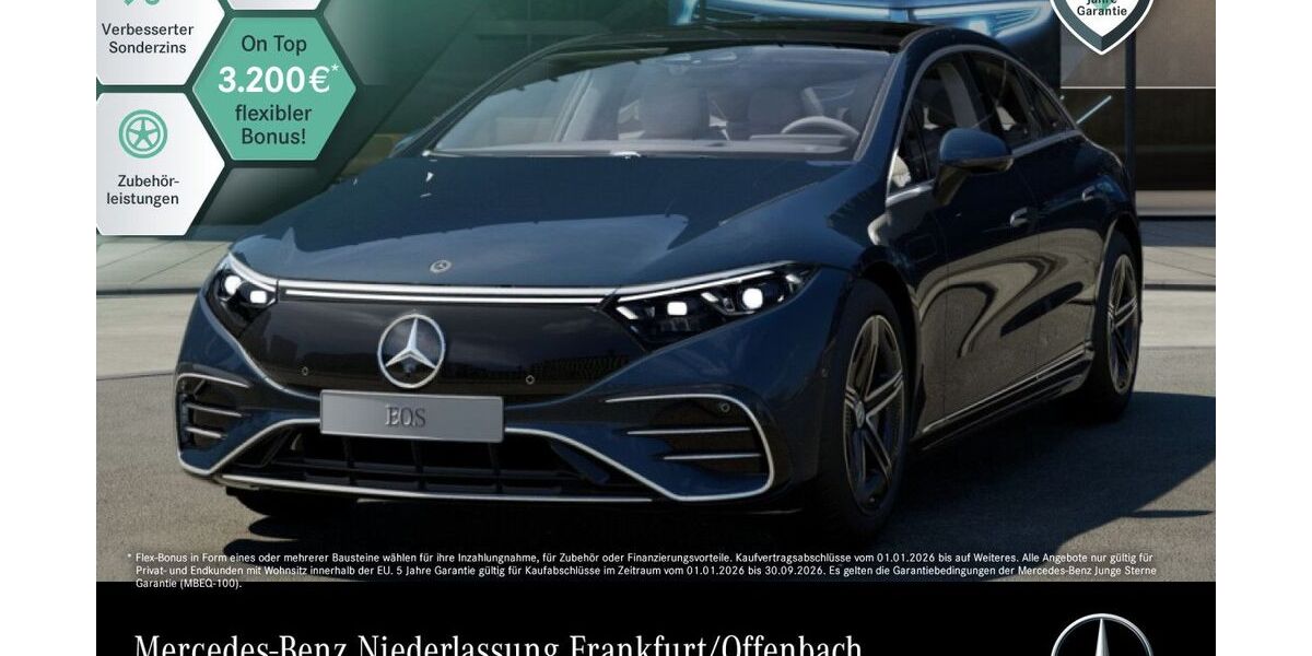 Mercedes-Benz EQS 43.934 km 62.890 &euro; Frankfurt 60599
