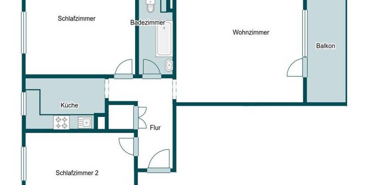 Etagenwohnung Rodgau Nieder-Roden - 3 Zimmer, 72 m&sup2;, 199.999&euro; | Angebot:26229588