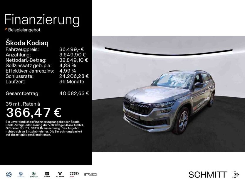 Skoda Kodiaq 64.300 km 36.499 € Freigericht 63579