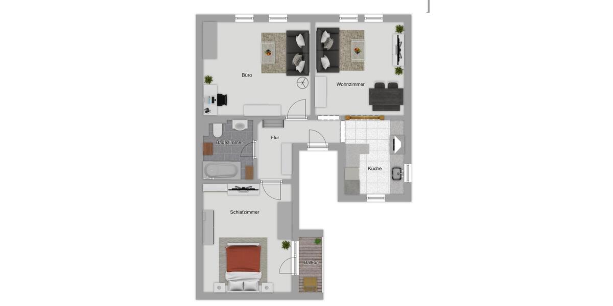 Erdgeschoßwohnung Bad Vilbel - 3 Zimmer, 76 m&sup2;, 329.000&euro; | Angebot:26504184