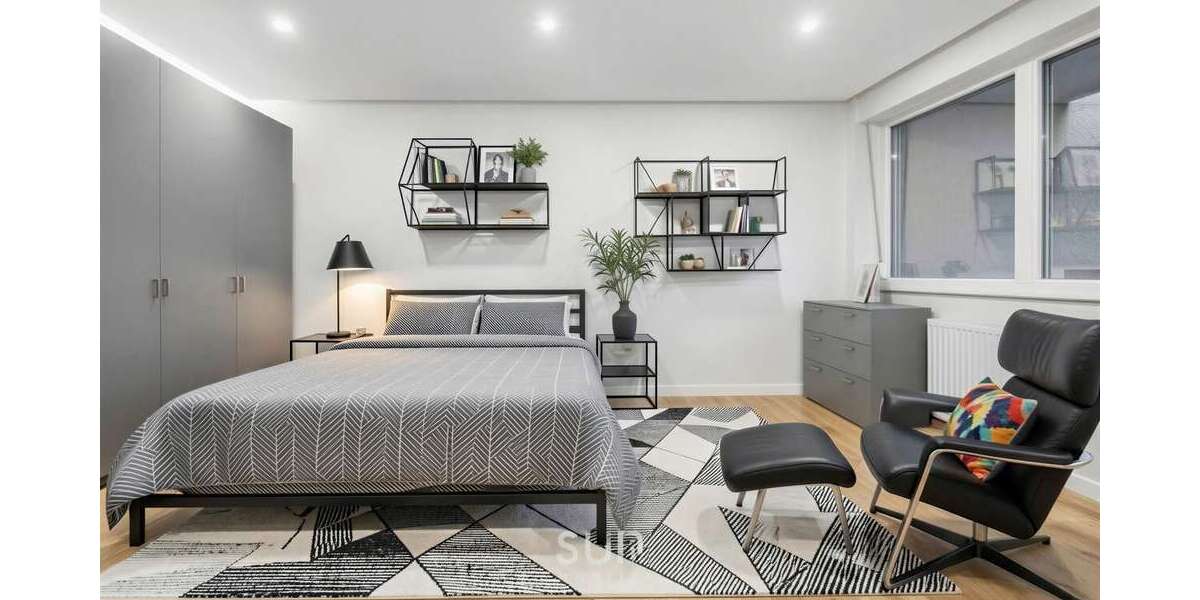 Etagenwohnung Frankfurt am Main Nied - 1 Zimmer, 36 m&sup2;, 189.500&euro; | Angebot:26294294